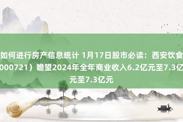 如何进行房产信息统计 1月17日股市必读：西安饮食（000721）瞻望2024年全年商业收入6.2亿元至7.3亿元